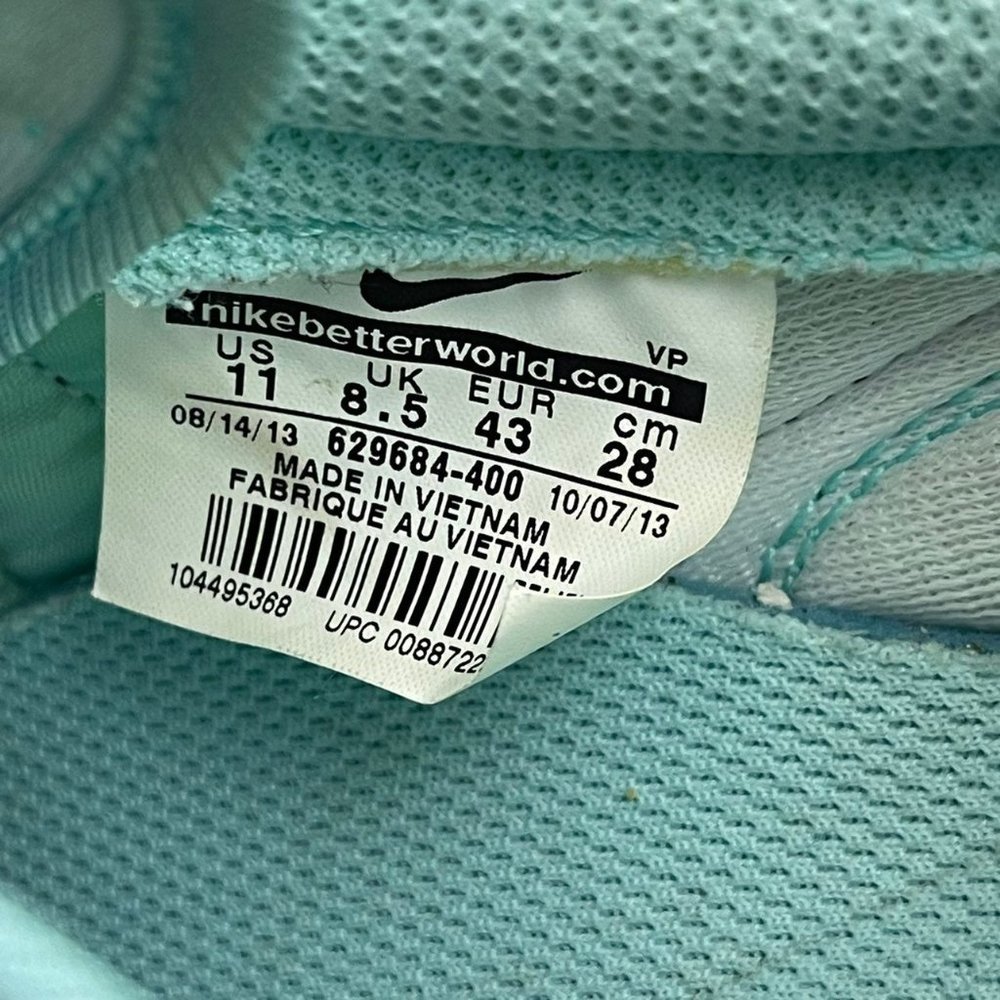 Nike Internationalist Women's Size 11 Blue Suede Athletic Running Training Shoes - Picture 11 of 11